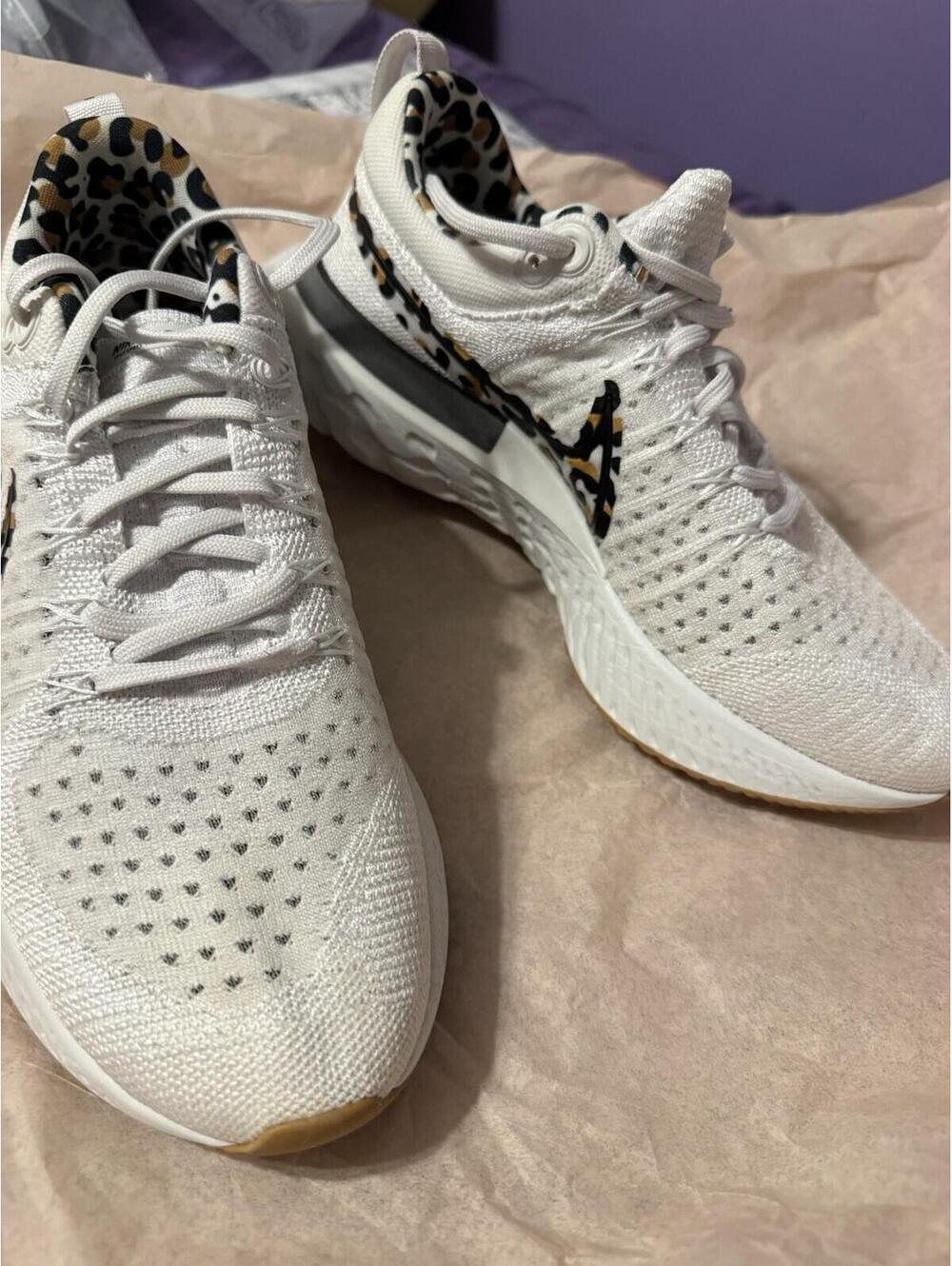 Size 10 - Nike React Infinity Run Flyknit 2 Leopard W